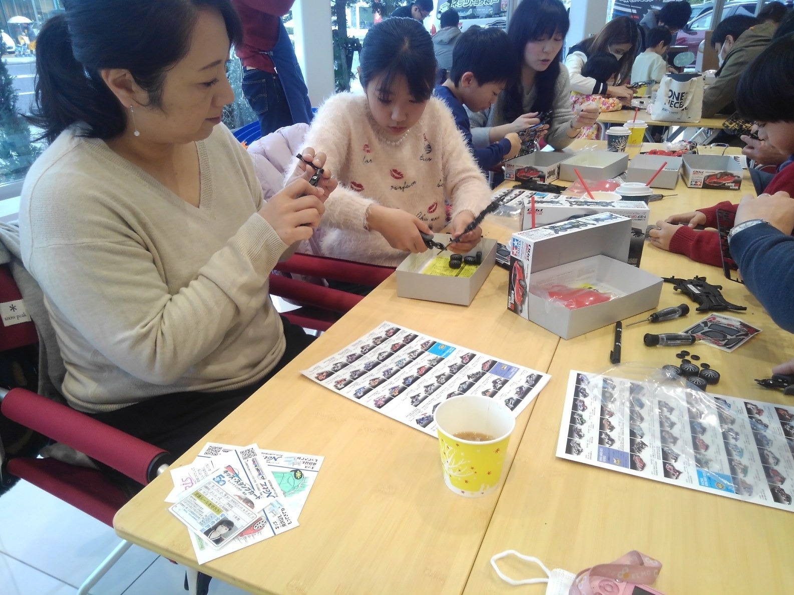 親子ミニ四駆体験教室（ネッツテラス丹波）
